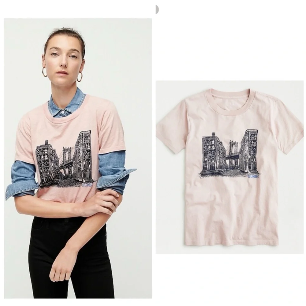 J Crew DUMBO Graphic Tee in size XSmall